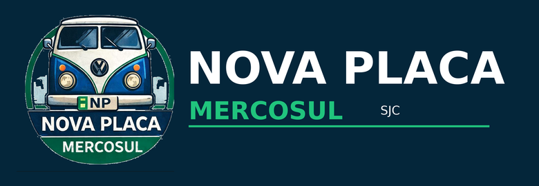 Nova Placa Mercosul SJC